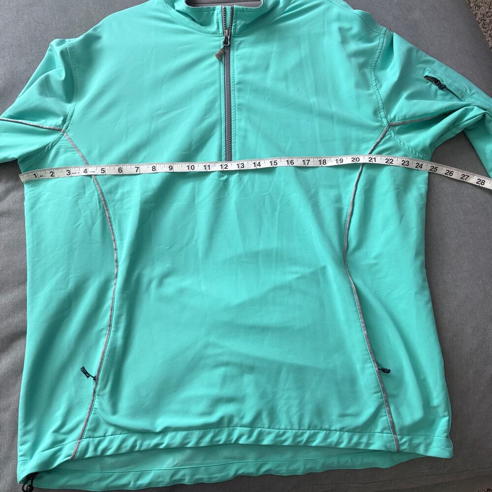 *Peter Millar Element 4 Wind Pullover Jacket Teal… - image 5